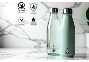 Glass Water Bottles Made in USA with Ethical Manufacturing Standards