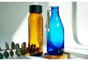 Hand Blown Glass Water Bottles Artisan Crafted and Unique Brand Statement