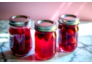 Glass Jam Jars with Vacuum Seal Lid for Homemade Preserves