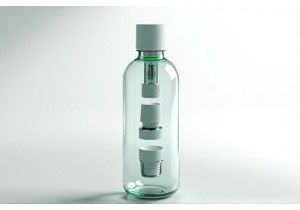 Future Glass Bottle Concepts Featuring Modular Refillable System Architecture
