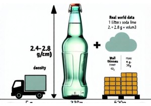 What Is the Glass Density Impact on 1 Liter Bottle Weight
