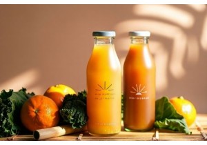 Matte Finish Glass Juice Bottles for Premium Juice Packaging