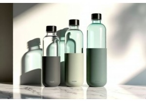Lightweight Yet Strong Glass Water Bottles in 500ml 1L and 2L Capacities