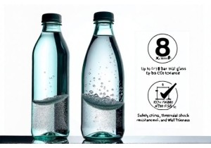 Glass Water Bottles for Carbonated Drinks Safe Pressure