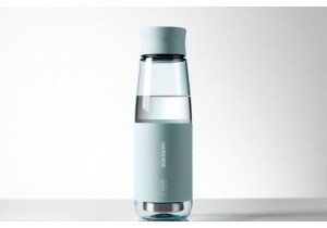Glass Water Bottles with Removable Filter for Tap Water Purification On Site