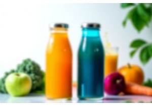 Glass Bottles for Cold Pressed Juice Featuring Vacuum Sealed Lids and Oxygen Barrier