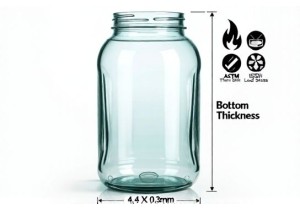 What Is the Bottom Thickness of a 1 Gallon Glass Jar