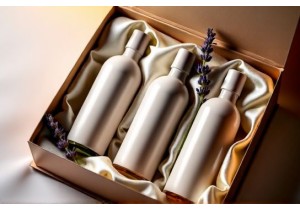 Glass Bottle Sets with Matching Lids for Gourmet Gift Boxes