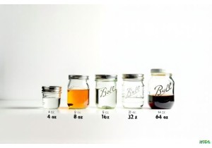 Glass Jar Size Guide for Canning Pickling and Fermentation by Volume