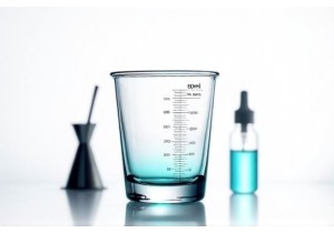 60ml Glass Cup Size Chart For Cocktail Measuring and Small Sample Storage