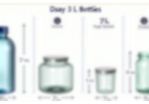 3 Liter Water Bottle Dimensions and Capacity Compared to Standard Glass Jars