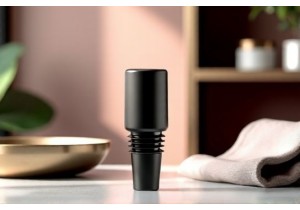 Matte Black Wine Bottle Stopper Matching Contemporary Decors