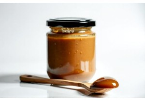 Glass Nut Butter Jars Wide Mouth Opening and Easy Scoop Design