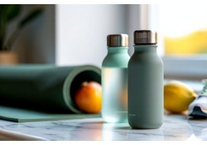 Mini Glass Water Bottles Compact Leak Proof and Ideal for On The Go Hydration