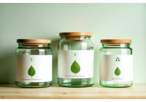 Eco Friendly Glass Storage Jars Made from Recycled Materials
