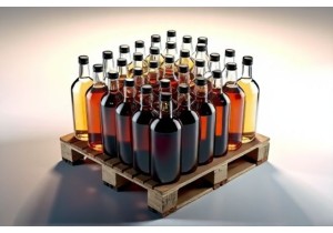 Liquor Bottle Pallet Configuration Based on Common Glass Dimensions