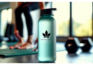 Glass Water Bottles for Fitness Centers Custom Logos