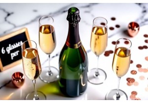 How Many Champagne Glasses Fit in a 750ml Bottle for Parties