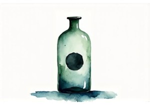 Glass Bottle Painting Patterns for Calming Zen Inspired Art