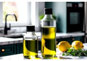 Airtight Glass Oil Bottles with Silicone Seal Lids for Home Use