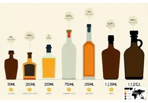 Standard Liquor Bottle Sizes Explained for Whiskey Vodka and Tequila