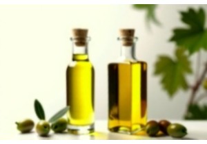 Glass Bottle with Cork and Seal Cap for Wine Vinegar and Olive Oil