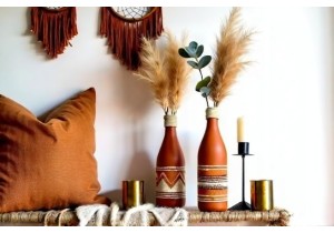 Glass Bottle Decoration Concepts for Bohemian Interior Style