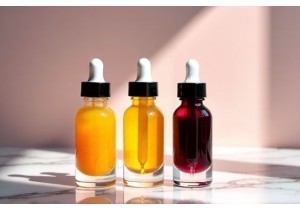 Narrow Neck Glass Juice Bottles with Dropper for Functional Beverage Shots