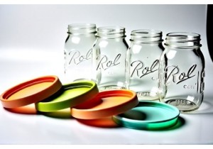 Interchangeable Plastic Lids for Glass Jars With Modular Rings