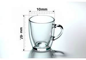 100ml Glass Cup Stackability and Nesting Height Metrics