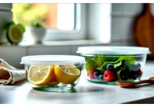 Leak Proof Glass Containers with Precision Fit Glass Lids