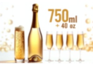 How Many 4oz Champagne Flutes Can a 750ml Bottle Fill Completely