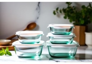 Premium Glass Food Storage Containers with Secure Lids