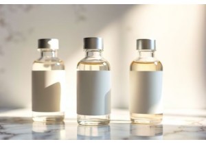 Small Glass Bottles with Customizable Labels and Caps