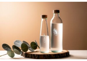 Eco Friendly Glass Water Bottles Made in USA with Custom Engraving Options