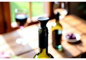 Silicone Tipped Wine Bottle Stopper for Quiet Operation