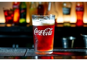 Coca Cola Style Glass Cups for Cocktail and Spirit Service