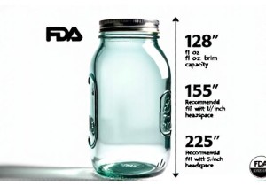 Glass Jar Capacity Guide How Many Fluid Ounces Fit in a 1 Gallon Jar