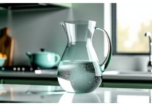 Glass Water Pitchers and Bottles for Filtered Spring Water Storage