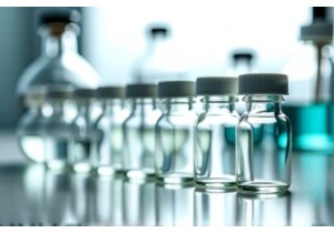 Small Glass Bottles with Airtight Lids for Sample Storage