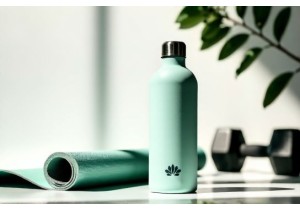 Custom Logo Glass Water Bottles for Gyms Yoga Studios and Wellness Centers
