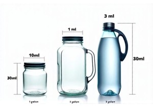 1加仑玻璃罐 Size Guide: 2L & 3L Bottle Compatibility
