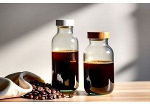 Glass Bottles for Cold Brew Coffee with Leak Proof Glass Cap