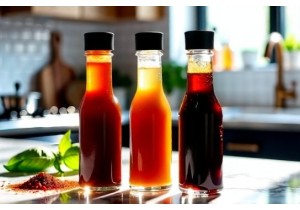 Glass Sauce Bottles Thick Glass and Precision Dispensing Nozzles