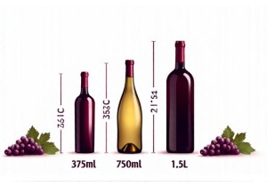 Wine Bottle Size Chart Includes 375ml 750ml 1L and 1 5L Dimensions