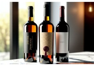 Glass Wine Bottles Classic Shape and Custom Label Options