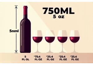 Wine Serving Sizes How Many 5oz Glasses in a 750ml Bottle