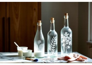 How to Etch Glass Bottles for Elegant Custom Home Decor