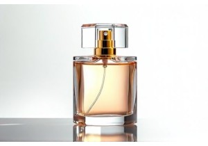 Glass Perfume Bottles with Atomizer and Elegant Glass Cap