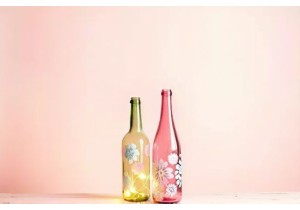 Glass Bottle Art Projects Using Stencils and Glass Paint